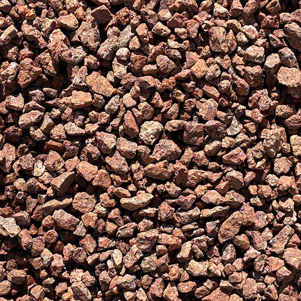 rebel red decorative rock & stone