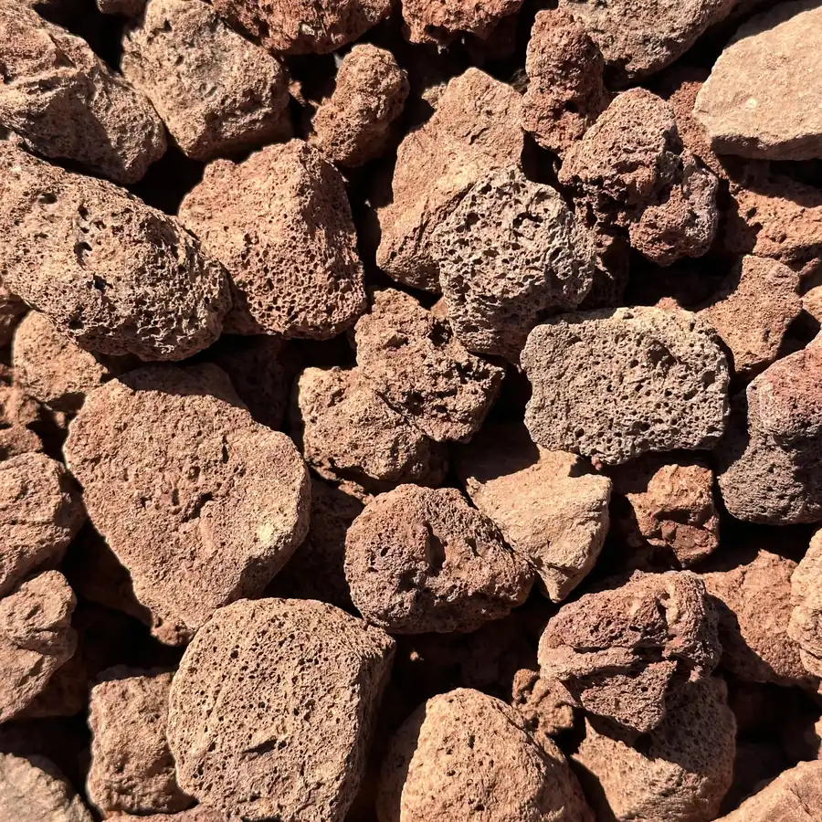 red lava rock